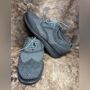 Cole Haan 2 ZERØGRAND Stitchlite Oxford Wingtip Black/Magnet C27563